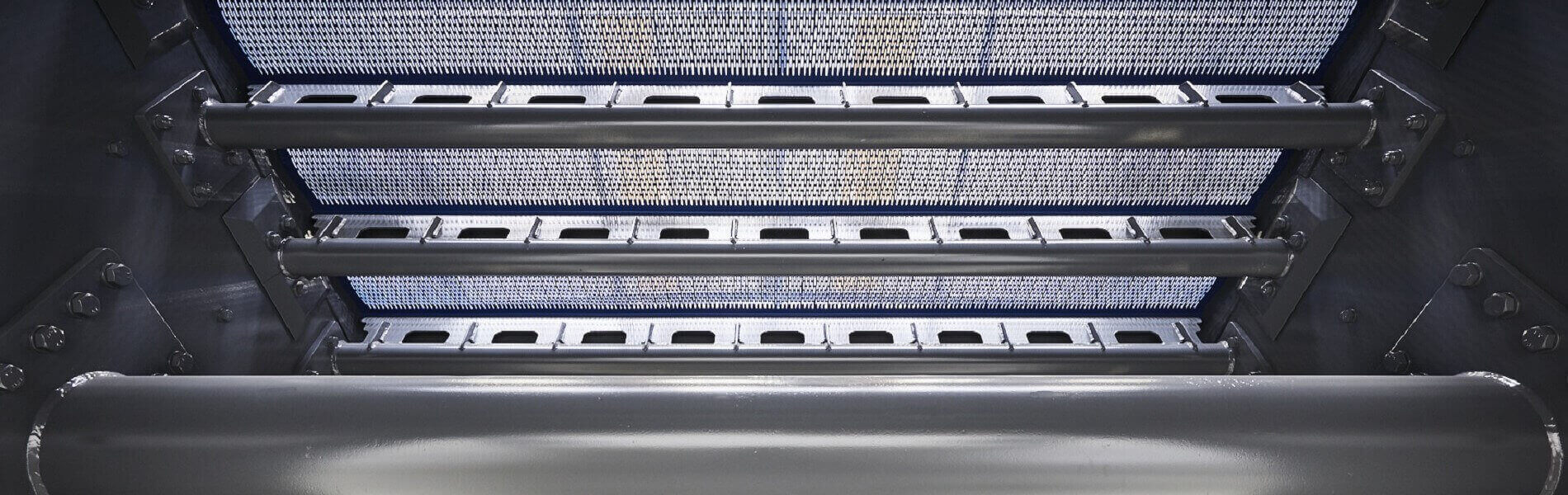 free flow screen for fine-screening