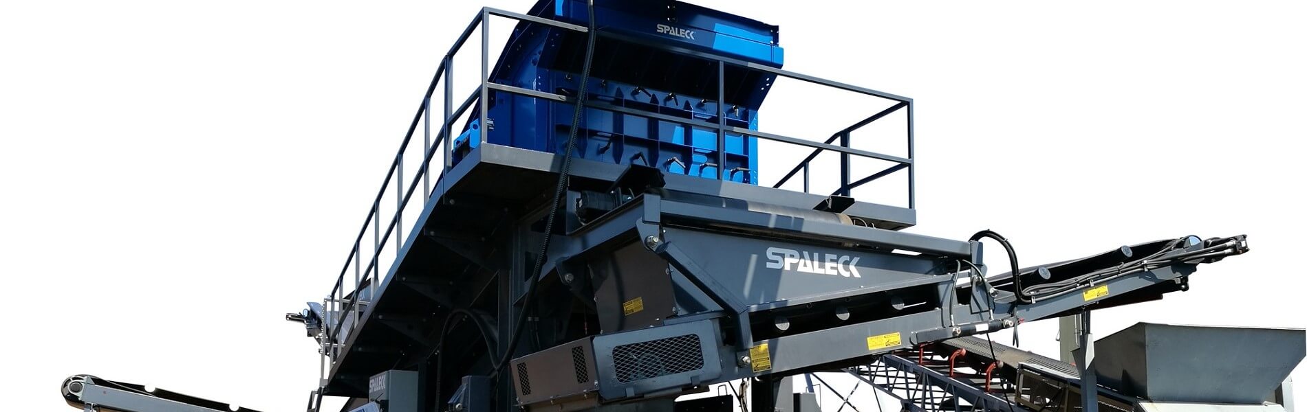 mobile screening plant with electric power