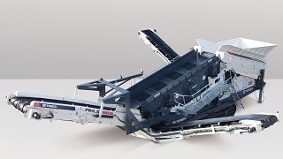 SPALECK Mobile screening plant