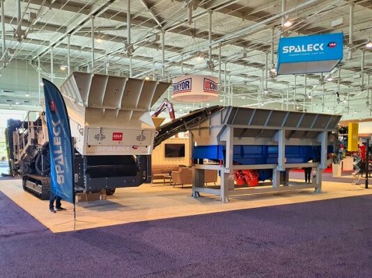 SPALECK USA booth at ISRI